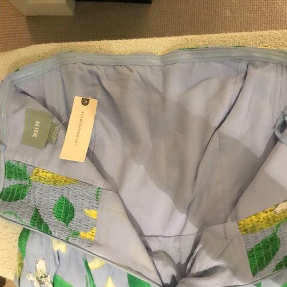 Anthropologies, Culottes Jumpsuit, strapless, lemon print, US4 - Picture 8 of 8